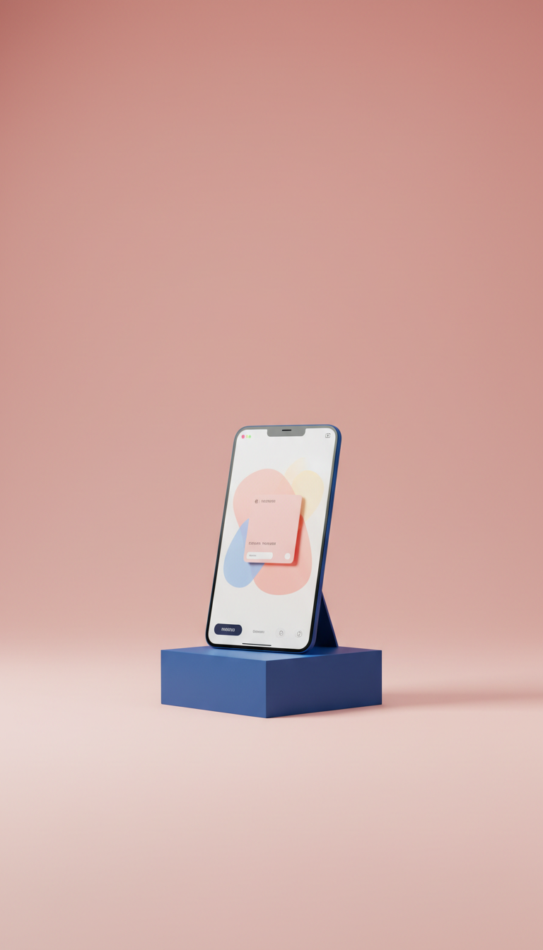 Typographic Hero Module Mockup Interactive Edition